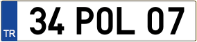 Truck License Plate